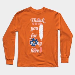 Thank you Long Sleeve T-Shirt